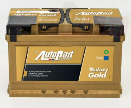 AutoPart Galaxy Gold (82 A/h), 800A R+
