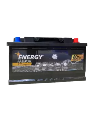Energy Premium EFB (80 A/h), 800A R+ низ.