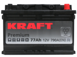 KRAFT Premium (77 A/h), 790A R+