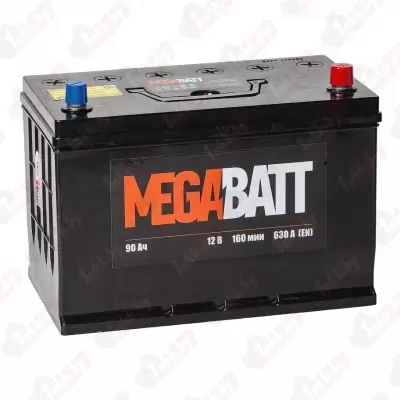 Mega Batt JIS (90 A/h), 630A R+