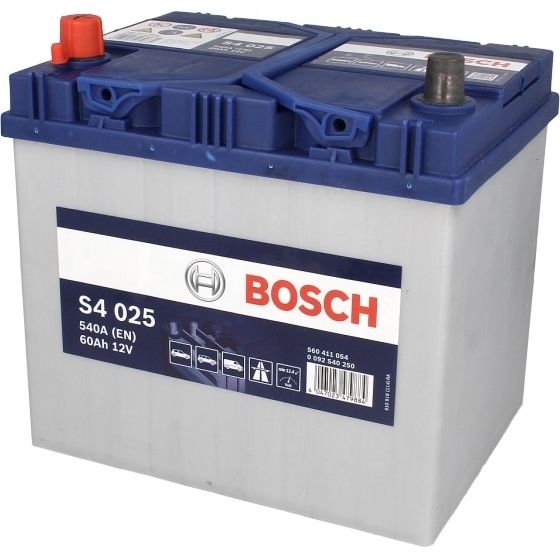 Bosch S4 Asia (60 А/h), 540A L+