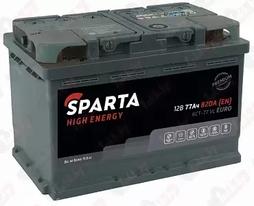 SPARTA High Energy (77 A/h), 820A R+