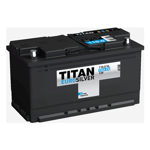 Titan Euro (110 A/h, 950A) R+
