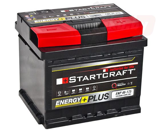 Startcraft Energy Plus (46 A/h), 420A R+ низ.