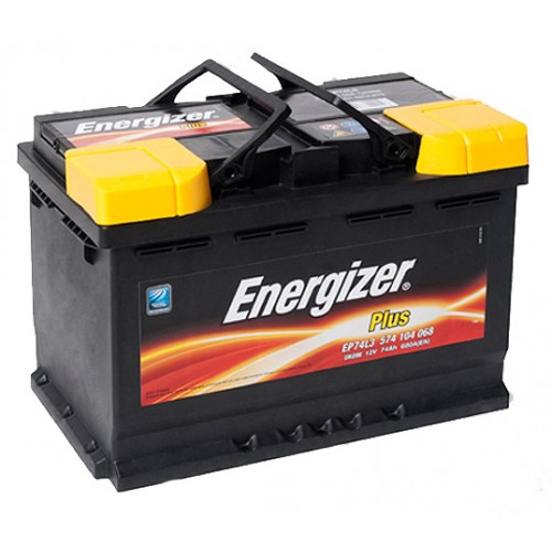 Energizer plus (74 A/h), 680А R+