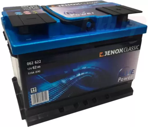 Jenox Classic Blue (62 А/h), 510A R+