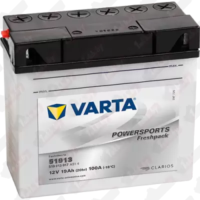 Varta POWERSPORTS moto (19 А/h), 100А R+