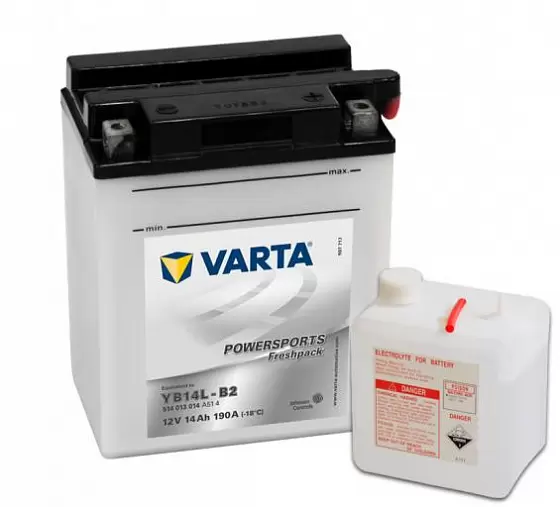 Varta Powersports Freshpack 514 013 014 (14 A/h), 190A R+