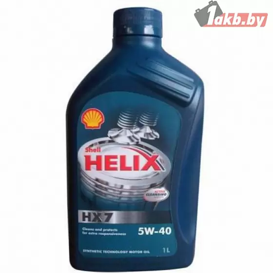 Масло Shell HX7 5W-40, 1л