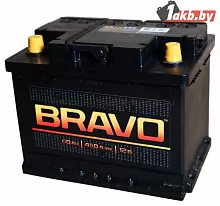 Аккумулятор BRAVO 6СТ-60 р (60А/ч), 480A L+