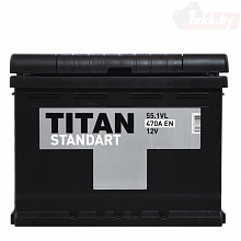 Аккумулятор Titan Standart (55 А/h), 470A R+