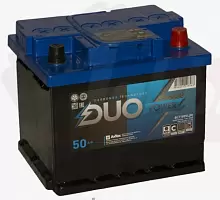 Аккумулятор DUO POWER (50 A/h), 470A R+ низ.