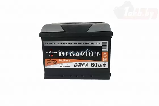 Megavolt 12V L+ (60 А/h)