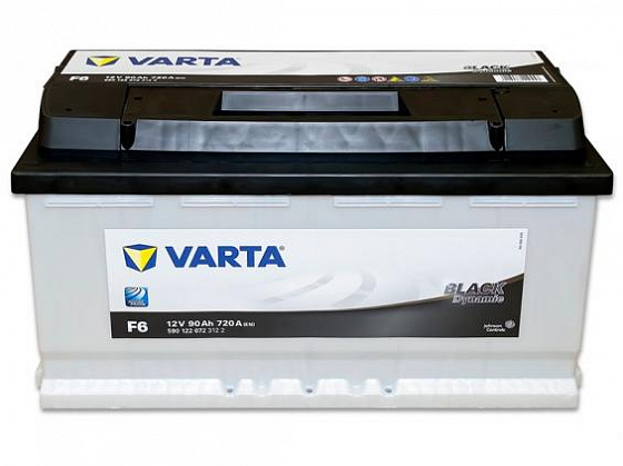 Varta Black Dynamic F6 (90 А/h), 720А R+ (590 122 072)