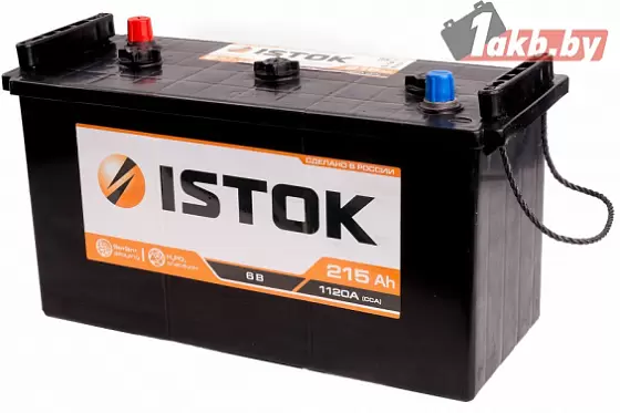 ISTOK 3СТ-215 215 A/h, 1150А L+ 6V