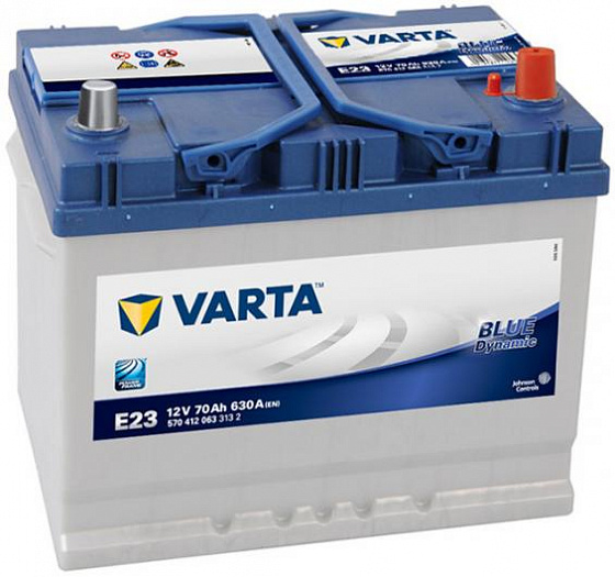 Varta Blue Dynamic Asia E23 (70 А/h), 630А R+ (570 412 063)