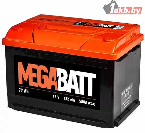 MEGA BATT 6СТ-77 77 A/h, 550А R+