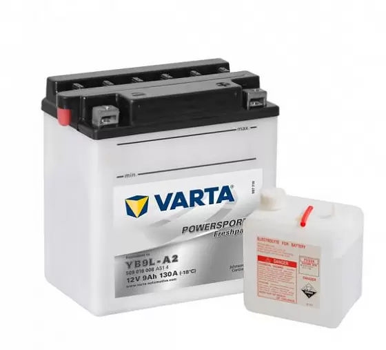 Varta Powersports Freshpack 509 016 008 (9 A/h), 130A R+
