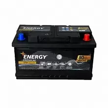 Аккумулятор Energy Premium EFB (80 A/h), 800A R+ низ.