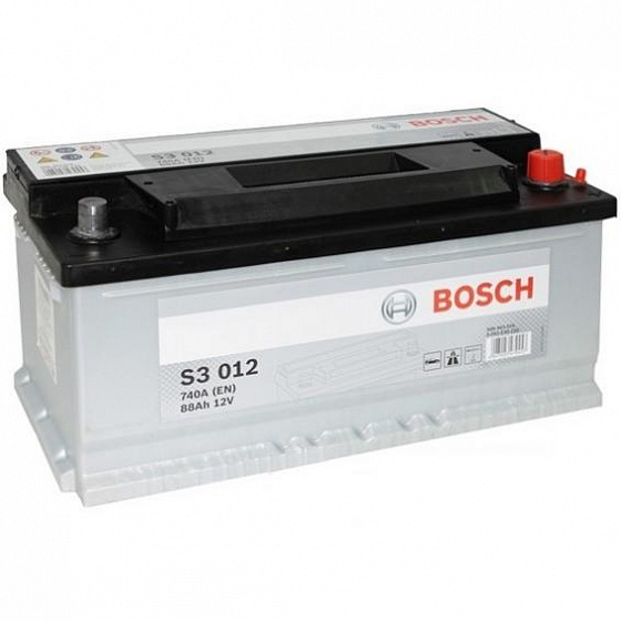 Bosch S3 012 (88 А/h), 740A R+ (588 403 074)