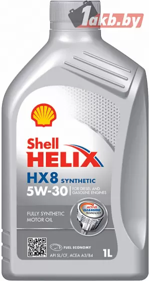 Масло Shell HX8 5W-30, 1л