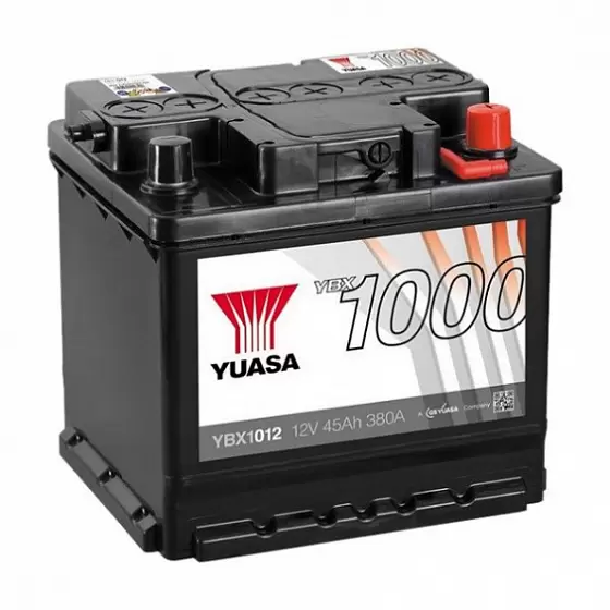 YUASA (45 A/h), 380A R+ (YBX1012)