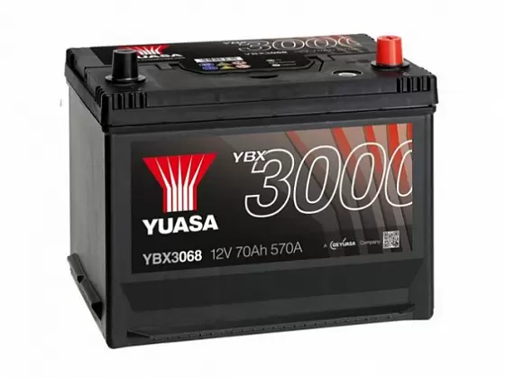 YUASA Asia (70 A/h), 570A R+ (YBX3068)