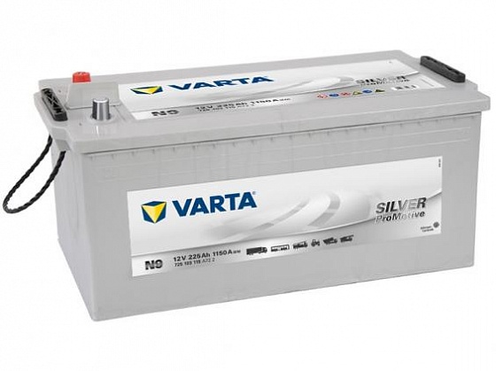 Varta Promotive Silver N9 (225 А/h), 1150А L+ (725 103 115)