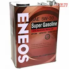 Моторное масло Eneos SUPER GASOLINE 100% SYNTHETIC 5W-30 4л