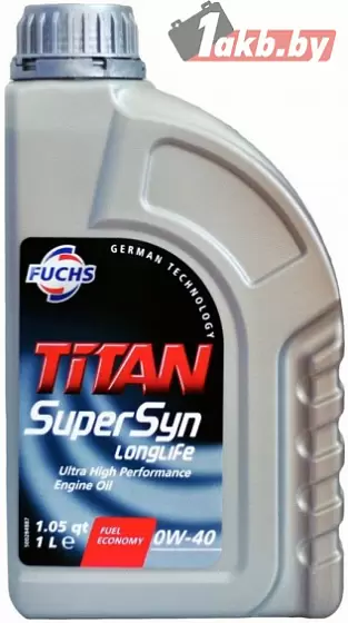 Fuchs Titan Supersyn Longlife 0W-40 1л
