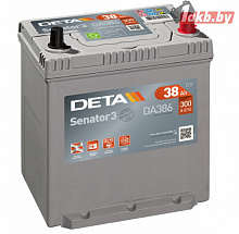 Аккумулятор Deta Senator 3 DA386 (38 A/h), 300A R+