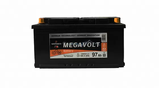 Megavolt 12V R+ (97 А/h)