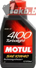 Моторное масло Motul 4100 Turbolight 10W40 1л