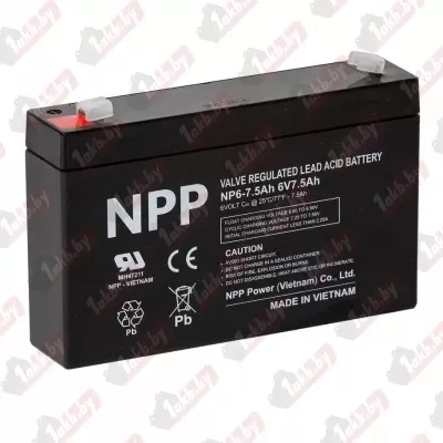 Аккумулятор для ИБП NP (7,5 A/h), 6V