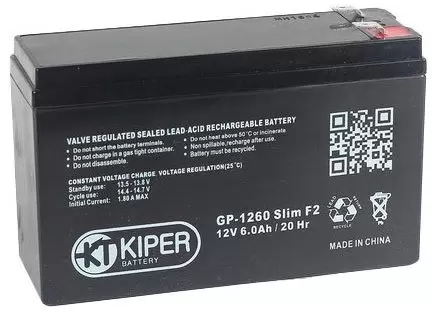 Аккумулятор для ИБП Kiper (12 V/6 A/h)