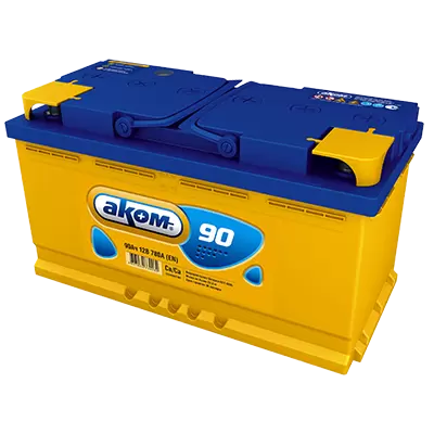 АКОМ 6CT-90 Евро (90 A/h), 810А R+
