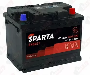 SPARTA Energy (62 A/h), 500A R+