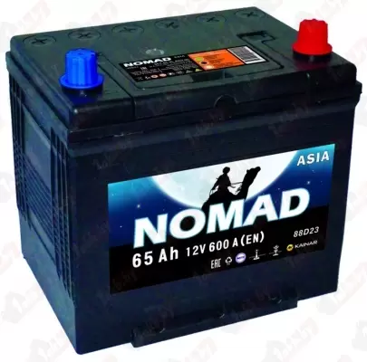 Nomad Asia (65 A/h), 600A L+