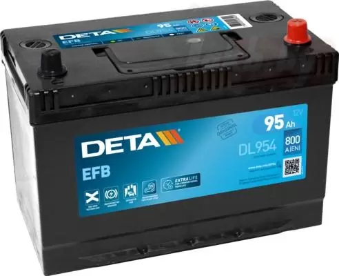 Deta Start-Stop EFB DL954 (95 A/h), 800A R+