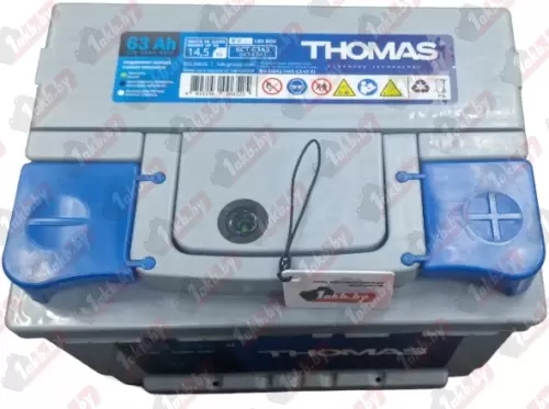 Thomas (63 A/h), 640A R+ низ.