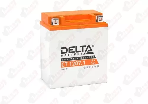 Delta CT 1207.1 (YTX7L-BS), 7 A/h R+