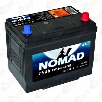 Nomad Asia (75 A/h), 640A R+
