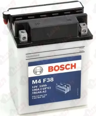 Bosch M4 F38 514 401 019 (14 A/h), 190A L+