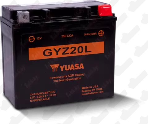 Yuasa GYZ20L (20 A/h), 240A R+