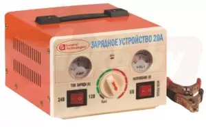 Зарядное устройство General Technologies GT-BC007 (Ручная, Ступенчатая, 6/12/24V, АКБ до 200Ач)