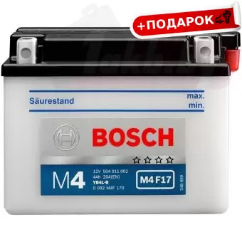 Bosch M4 F17 504 011 002 (4 A/h), 50A R+