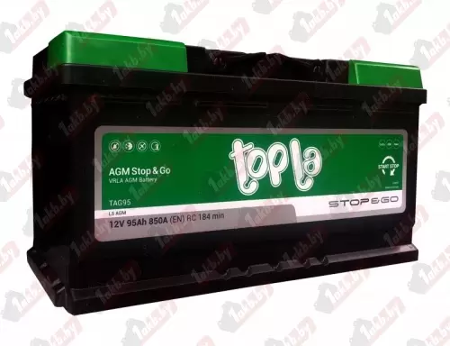 Topla TOP AGM Stop & Go (95 A/h), 850A R+