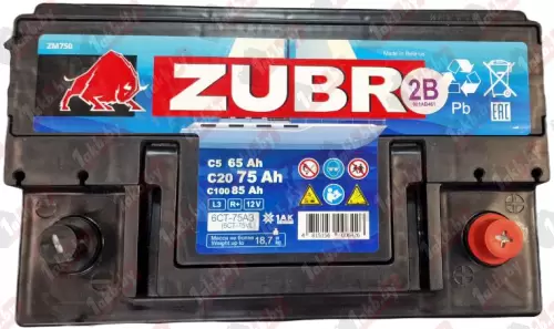 Zubr Marine (75 A/h), R+