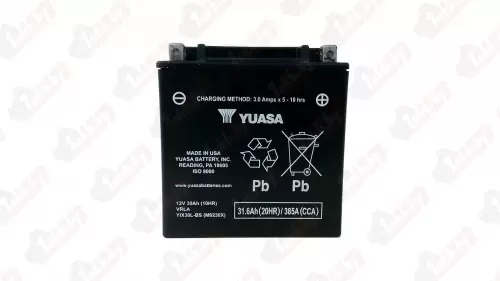 Yuasa YIX30L-BS (30 A/h), 400A R+
