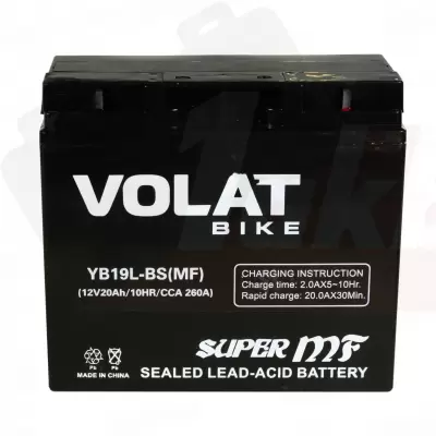 VOLAT YB19L-BS(MF) (20 A/h), 260 A R+